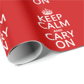 Houd Kalm en Kantelen aan (om het even welke kleur Cadeaupapier (Rol Hoek)