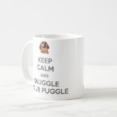 Houd kalm en knuffel uw MOK met dubbele steegjes (Voorkant links)