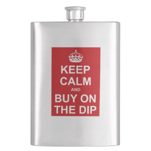 Houd kalm en koop op de dip flacon