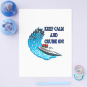 Houd kalm en kruis aan flyer (Enkel)