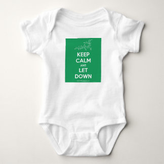 Houd Kalm en laat baby uniform vallen Romper