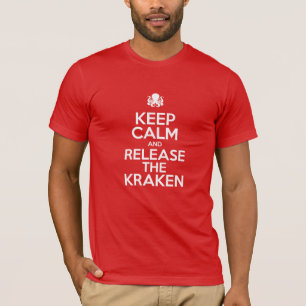 Houd kalm en laat de Kraken los T-shirt