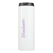 Houd kalm en laat de Lavender van Tea Personeel Thermosbeker (Achterkant)