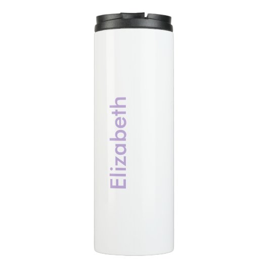 Houd kalm en laat de Lavender van Tea Personeel Thermosbeker (Achterkant)