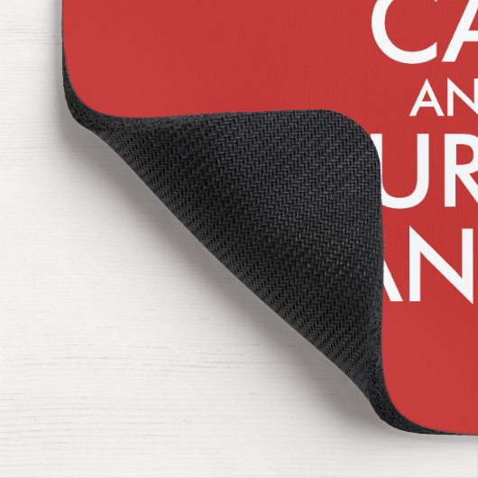 Houd kalm en laat het aangepaste muispad gebruiken muismat (Hoek)