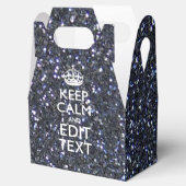 Houd kalm en laat Jouw tekst 's middags staan Bedankdoosjes (Geopend)