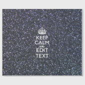 Houd kalm en laat Jouw tekst 's middags staan Cadeaupapier (Vlak)