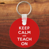Houd kalm en leer op Sleutelhanger (Voorkant)