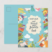 Houd kalm en lees Briefkaart (Voorkant / Achterkant)