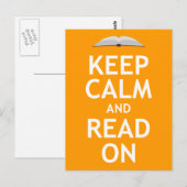 Houd kalm en lees verder briefkaart (Voorkant / Achterkant)