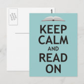 Houd kalm en lees verder briefkaart (Voorkant / Achterkant)