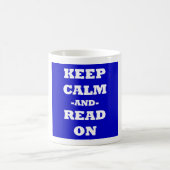 Houd kalm en lees verder koffiemok (Center)