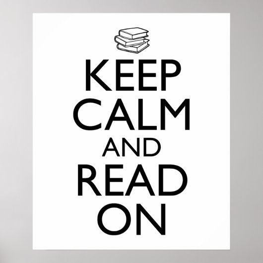 Houd kalm en lees verder poster (Voorkant)