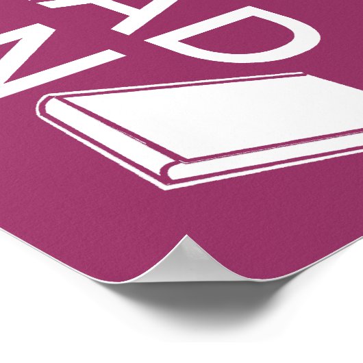 Houd kalm en lees verder poster (Hoek)