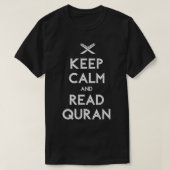 HOUD KALM EN LEZEN QURAN, Ramadan Muslim D T-shirt (Design voorkant)