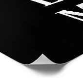 Houd kalm en liefde Wiskunde Symbolen Typografie P Poster (Hoek)