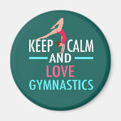 Houd kalm- en liefdesgymnastiek magneet (Voorkant)
