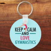 Houd kalm- en liefdesgymnastiek sleutelhanger (Achterkant)