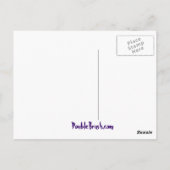 Houd kalm- en liefdeshippos Hippotamus-ontwerp Briefkaart (Achterkant)