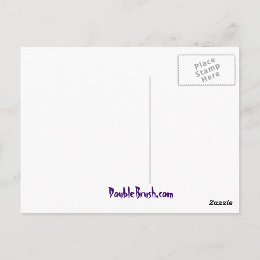 Houd kalm- en liefdeshippos Hippotamus-ontwerp Briefkaart (Achterkant)