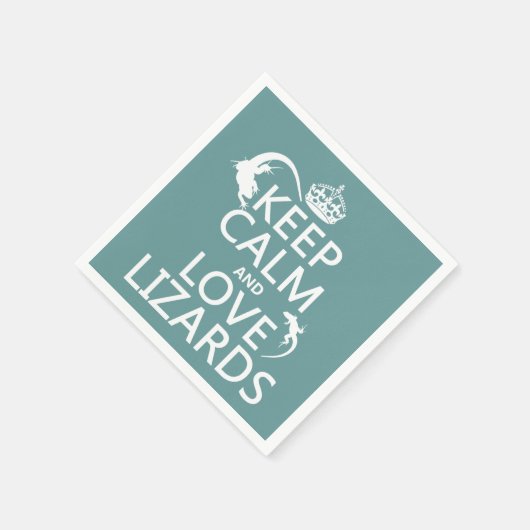 Houd kalm- en liefdeszards - alle kleuren servetten (Hoek)