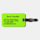 Houd kalm en Live Aloha Bagagelabel Shaka Sign (Achterkant horizontaal)