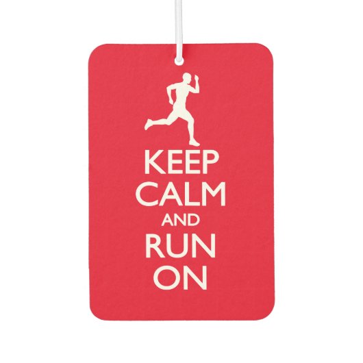 Houd kalm en loop aan luchtverfrisser (Voorkant)