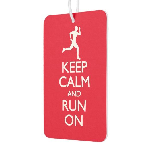 Houd kalm en loop aan luchtverfrisser (Links)