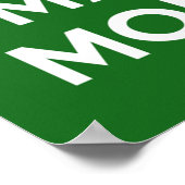 Houd kalm en maak geld poster (Hoek)