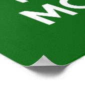 Houd kalm en maak geld poster (Hoek)