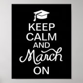 Houd kalm en Maart op het Poster van het Afstudere (Voorkant)