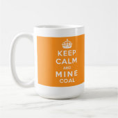 Houd kalm en mijn Mok steenkool - Volledige Sinaas (Links)