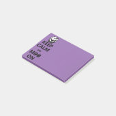 Houd kalm en Moo On - Funny Quote Post-it® Notes (Schuin)