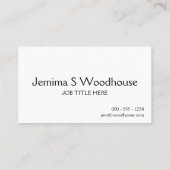 Houd kalm en nagel het (nagellak) visitekaartje (Achterkant)