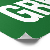 Houd kalm en neem een Greyhound aan Poster (Hoek)