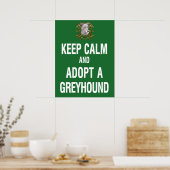 Houd kalm en neem een Greyhound aan Poster (Keuken)