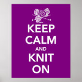 Houd kalm en nit op poster (Voorkant)