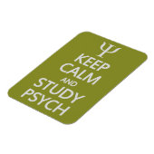 Houd kalm en onderzoek Psych aangepaste magneet (Linkerzijde)