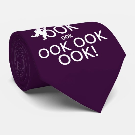 Houd kalm en open stropdas (Opgerold)