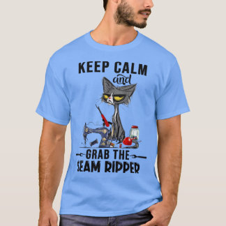 Houd kalm en pak de zeemijlstaart t-shirt