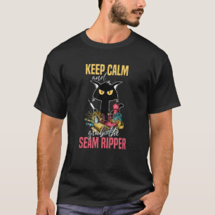 Houd kalm en pak de zeemijlstaart t-shirt