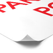 Houd kalm en Partij met een Podiatrist Poster (Hoek)