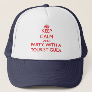 Houd kalm en Partij met een Toeristische Gids Trucker Pet