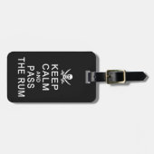 Houd kalm en pas het aangepaste bagagelabel van de (Voorkant horizontaal)