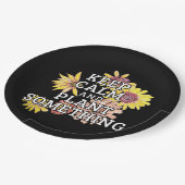 Houd Kalm en Plant Iets - Tuinman Papieren Bordje (Gekanteld)