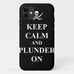 Houd kalm en plunderen Case-Mate iPhone case