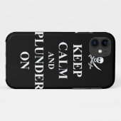 Houd kalm en plunderen Case-Mate iPhone case (Achterkant (horizontaal))