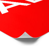 Houd kalm en profiteer van aangepast Poster (Hoek)