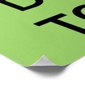 Houd kalm en raak geen Poster aan (Hoek)