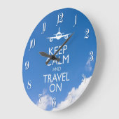 HOUD KALM EN REIS GROTE KLOK (Hoek)